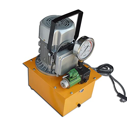 awolsrgiop Ektrische Hydraulikpumpe mit Fußschalter 750W, 2-70par Einstellbaren Ausgangsdruck Elektrohydraulische Pumpe, 7L Tank Hydraulikaggregat Hydraulikpumpe mit 1.8m Ölleitung und 1 Pedalschalter awolsrgiop Ektrische Hydraulikpumpe mit Fußschalter 750W, 2-70par Einstellbaren Ausgangsdruck Elektrohydraulische Pumpe, 7L Tank Hydraulikaggregat Hydraulikpumpe mit 1.8m Ölleitung und 1 Pedalschalter von awolsrgiop