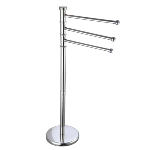Handtuchständer, 3 Arme, verchromt von axentia