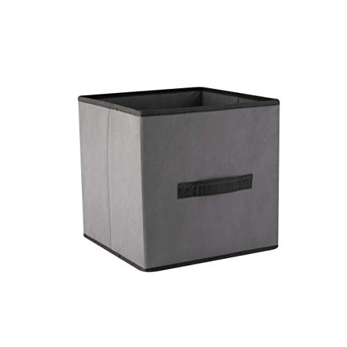 axentia Faltbox, Textil, grau/anthrazit, ca. 26 x 26 x 26 cm axentia Faltbox, Textil, grau/anthrazit, ca. 26 x 26 x 26 cm von axentia