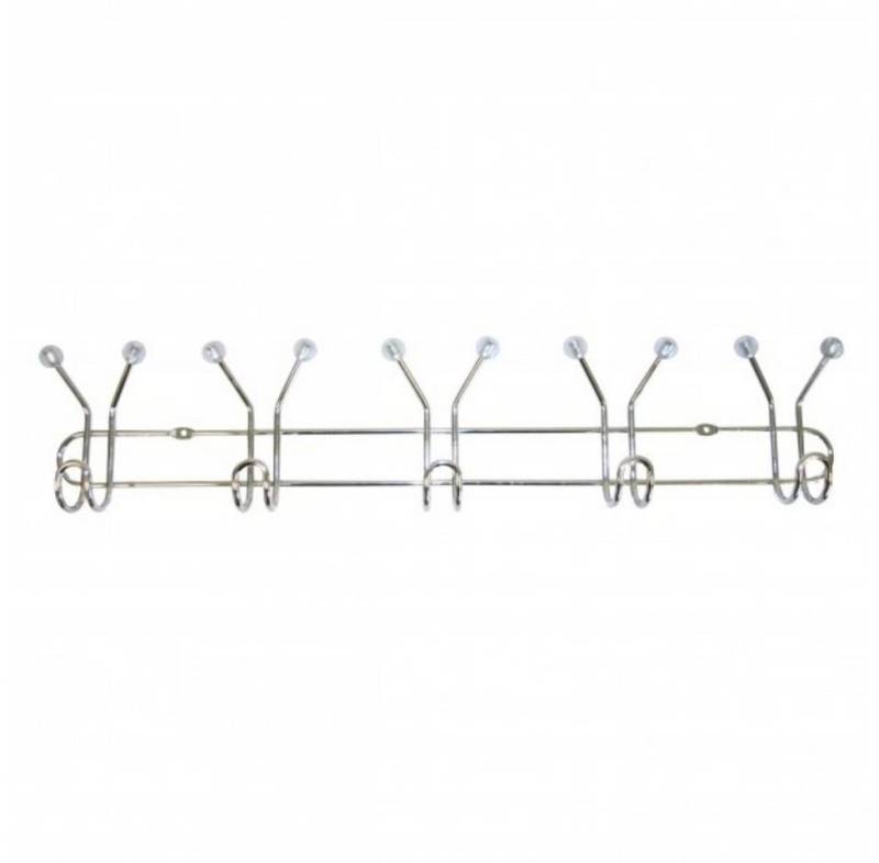 axentia Garderobenleiste Garderobenleiste, verchromt, 15 Haken 280886 (1 St) von axentia
