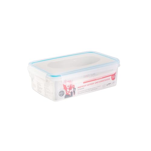 axentia Gefrier-Vorratsdose in Transparent, eckige Butterbrotdose Airproof, temperaturbeständige Brotdose mit 4 praktischen Klapplaschen, Einfrierbare Aufbewahrungsbox mikrowellengeeignet, ca. 1,2 l axentia Gefrier-Vorratsdose in Transparent, eckige Butterbrotdose Airproof, temperaturbeständige Brotdose mit 4 praktischen Klapplaschen, Einfrierbare Aufbewahrungsbox mikrowellengeeignet, ca. 1,2 l von axentia