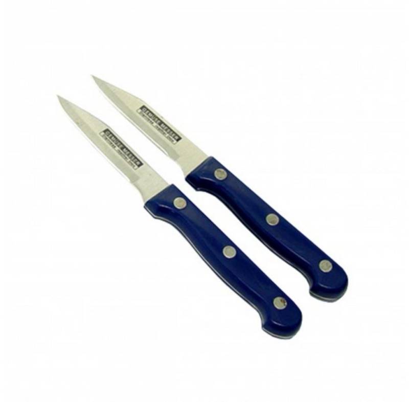 axentia Gemüsemesser Gemüsemesser, 8cm, 2 Stück, blaue Griffe 290256 axentia Gemüsemesser Gemüsemesser, 8cm, 2 Stück, blaue Griffe 290256 von axentia