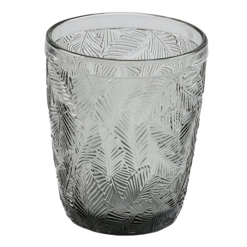axentia Glas Trinkglas Ray, ca. 300 ml, grau von axentia