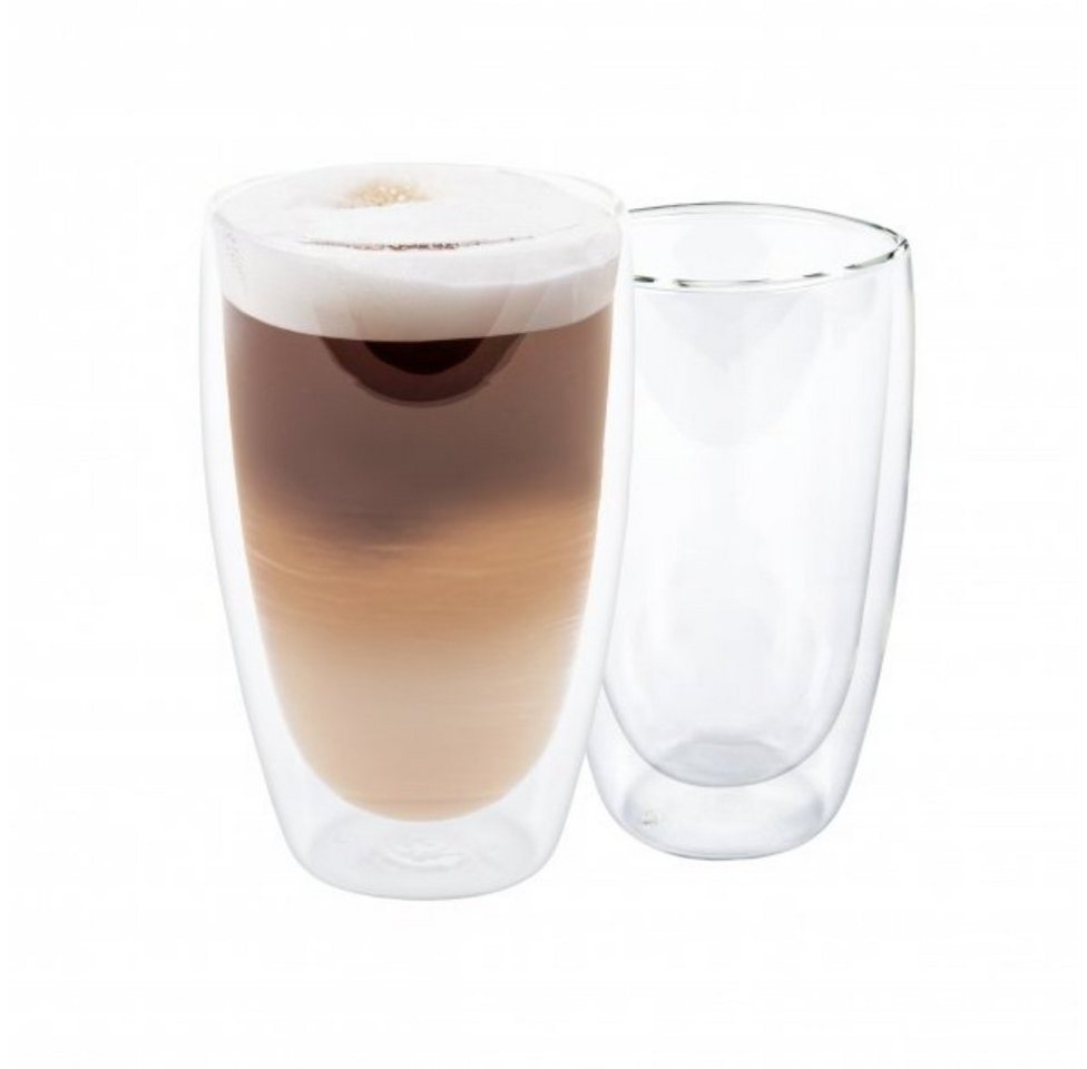 axentia Latte-Macchiato-Glas Iso-Glas, 2er-Set, doppelw.ca. 450 ml 133933 von axentia