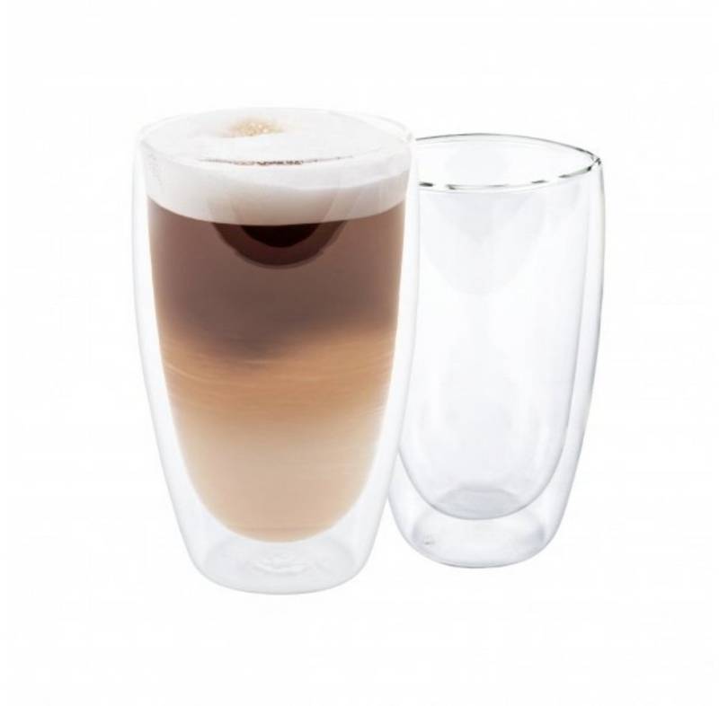 axentia Latte-Macchiato-Glas Iso-Glas, 2er-Set, doppelw.ca. 450 ml 133933 von axentia