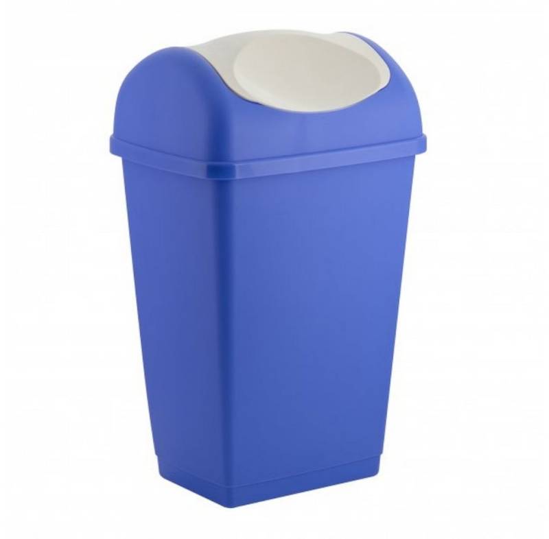 axentia Mülleimer Schwingdeckeleimer, 50 l, blau 235686 von axentia