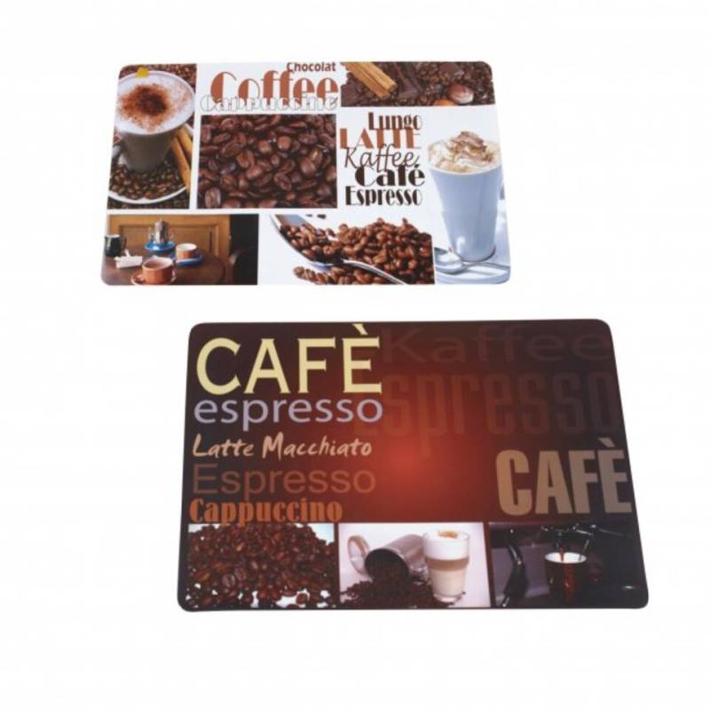 axentia Platzset Platzmatte Kaffeevielfalt,43x28 cm,sort., (1-St) von axentia