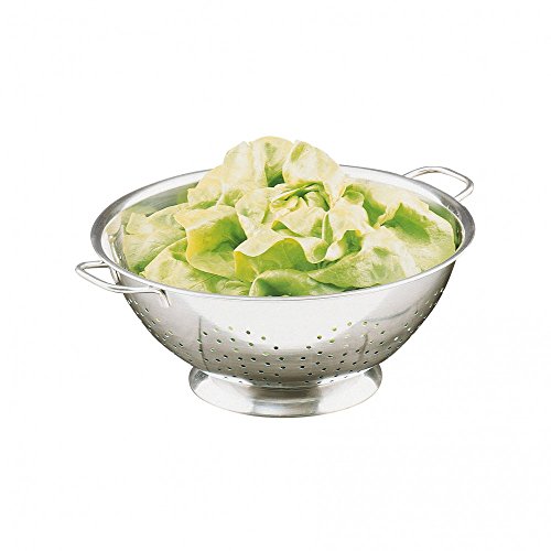 axentia Salatseiher silber, robustes Salatsieb aus rostfreiem Edelstahl, Nudelsieb platzsparend verstaubar, flache Obstschale Ø 28 cm axentia Salatseiher silber, robustes Salatsieb aus rostfreiem Edelstahl, Nudelsieb platzsparend verstaubar, flache Obstschale Ø 28 cm von axentia