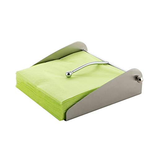 axentia Serviettenständer Serviettenhalter, Edelstahl, Silber, ca. 17,5 x 6 x 17,5 cm axentia Serviettenständer Serviettenhalter, Edelstahl, Silber, ca. 17,5 x 6 x 17,5 cm von axentia