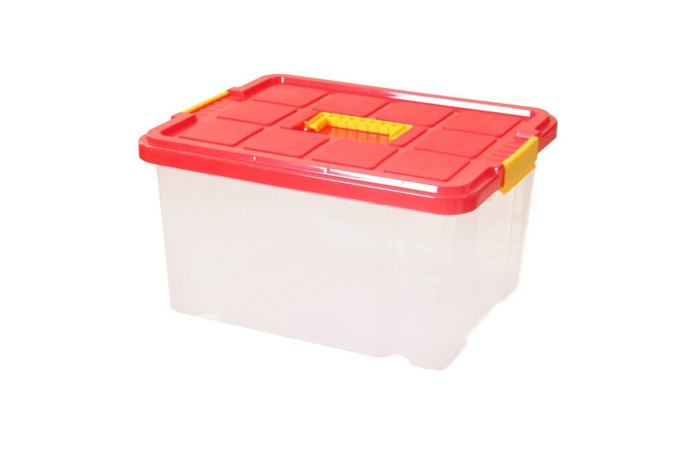 axentia Stapelbox (Set, 6 St), Unibox mit Deckel, Aufbewahrungskiste, Spielzeugbox von axentia