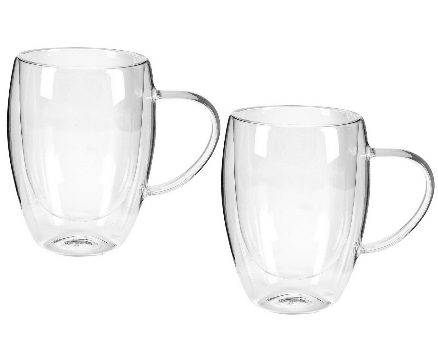 axentia Teeglas 2er Set Teegläser mit Hengel Henkelglas Trinkglas Trinkgläser, Borosilikatglas, doppelwandig isoliert, mit optischem Schwebe-Effekt axentia Teeglas 2er Set Teegläser mit Hengel Henkelglas Trinkglas Trinkgläser, Borosilikatglas, doppelwandig isoliert, mit optischem Schwebe-Effekt von axentia
