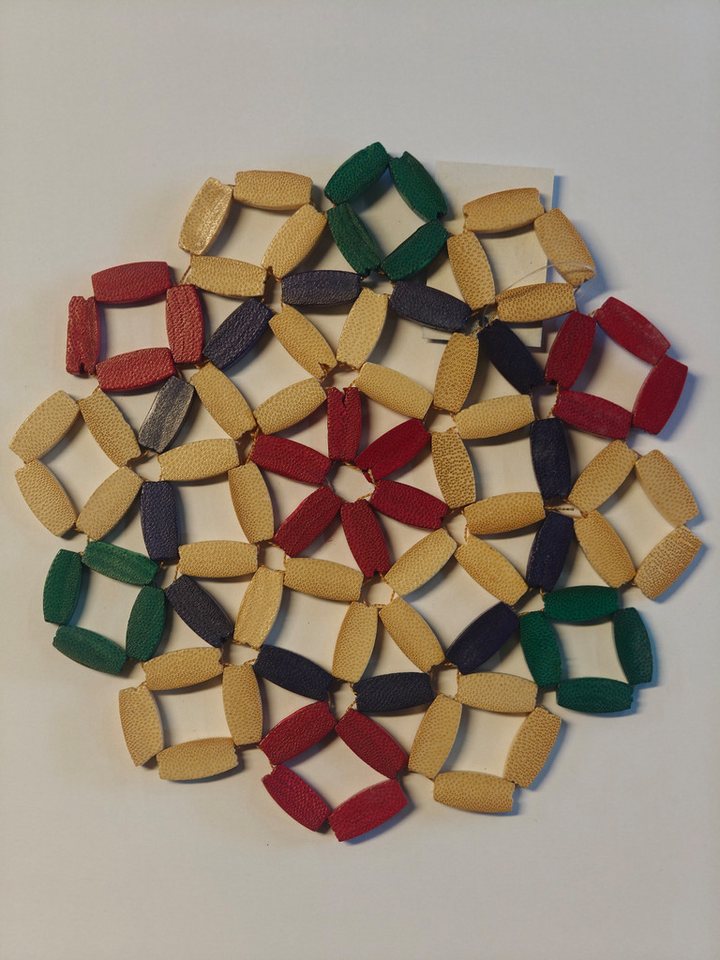 axentia Topfuntersetzer Vintage Perlen Topfuntersetzer 17cm Durchmesser, 1-tlg. von axentia