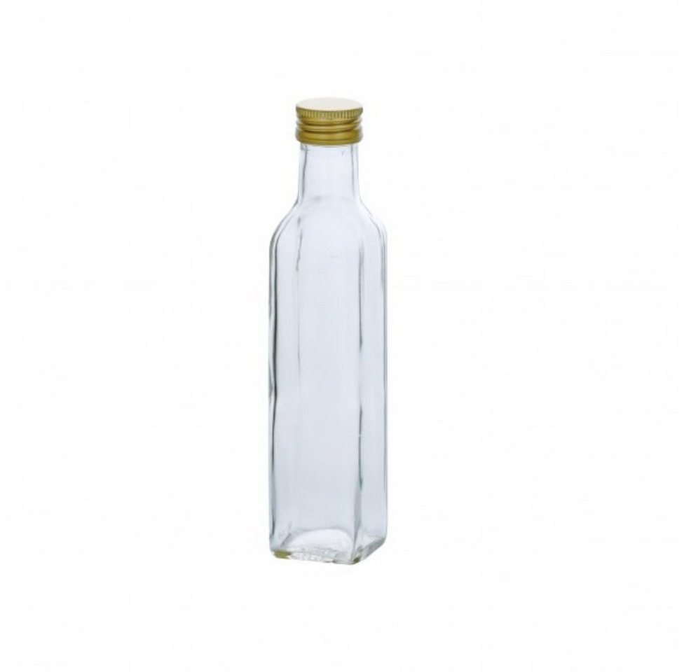 axentia Vorratsglas Glasflasche, eckig, ca. 250 ml 292158, (1-tlg) von axentia
