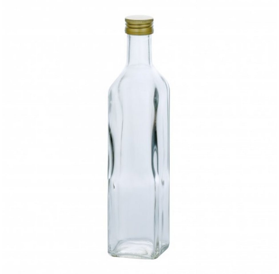 axentia Vorratsglas Glasflasche, eckig, ca. 500 ml 292159, (1-tlg) von axentia