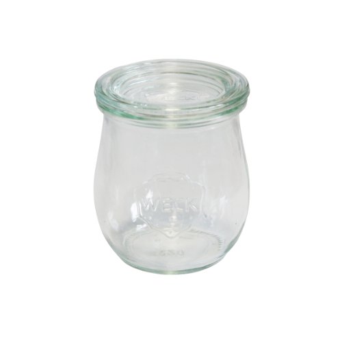 Weck Dessertglas 292406 - 6 Tulpengläser mit Deckel, 220ml Weck Dessertglas 292406 - 6 Tulpengläser mit Deckel, 220ml von Weck