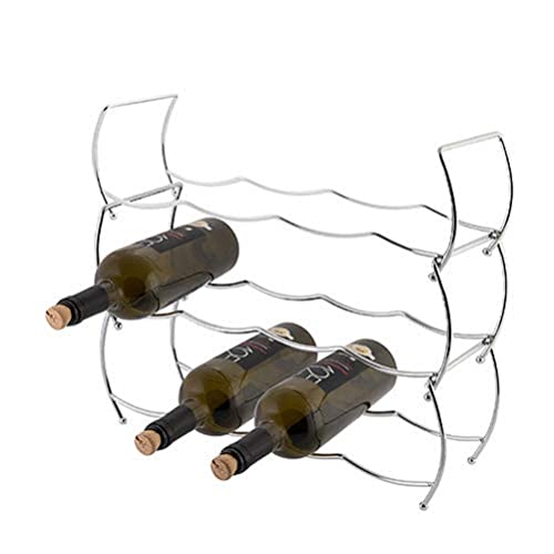 axentia Weinregal für 12 Flaschen, Eisendraht, verchromt, ca. 43 x 42 x 15 cm axentia Weinregal für 12 Flaschen, Eisendraht, verchromt, ca. 43 x 42 x 15 cm von axentia