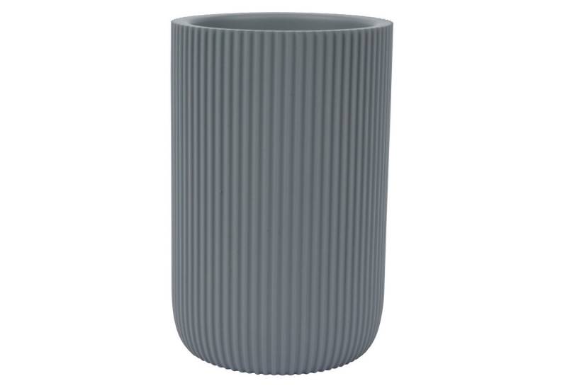 axentia Zahnputzbecher Zahnputzbecher, Badezimmer-Accessoires, Zahnputzhalter, grau von axentia