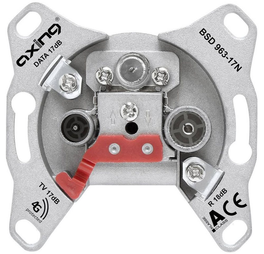 axing Antennensteckdose Multimedia-Antennensteckdose von axing