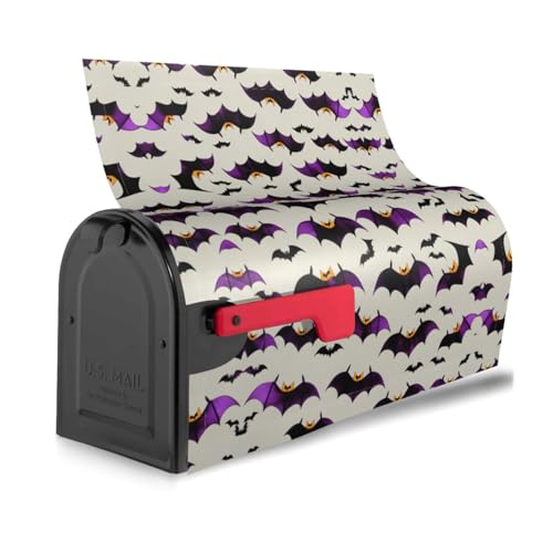 Halloween Fliegende lila Fledermäuse Druck dekorative Briefkastenabdeckung magnetisch Standard einzigartig für Haus Garten Dekoration Halloween Fliegende lila Fledermäuse Druck dekorative Briefkastenabdeckung magnetisch Standard einzigartig für Haus Garten Dekoration von axzttupy