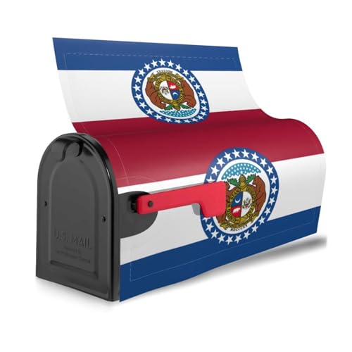 Missouri State Flag Print Dekorative Briefkastenabdeckung Magnetisch Standard Einzigartig für Haus Garten Dekoration von axzttupy