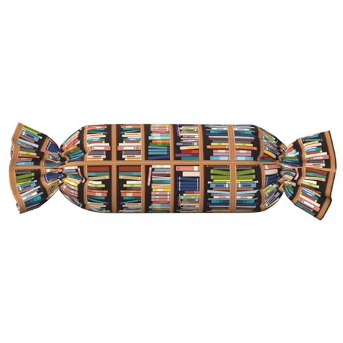 axzttupy Bibliotheks-Bücherregal-Druck, Funktionalität, zylindrisches Kissen, hautfreundlich, Schlafzimmer, bequem axzttupy Bibliotheks-Bücherregal-Druck, Funktionalität, zylindrisches Kissen, hautfreundlich, Schlafzimmer, bequem von axzttupy