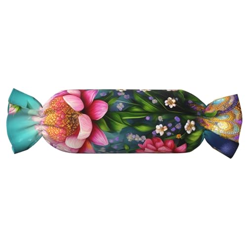 axzttupy Blumen-Diamant-Malerei-Druck, Funktionalität, Süßigkeiten, zylindrisches Kissen, hautfreundliches Kissen, Schlafzimmer, bequem axzttupy Blumen-Diamant-Malerei-Druck, Funktionalität, Süßigkeiten, zylindrisches Kissen, hautfreundliches Kissen, Schlafzimmer, bequem von axzttupy