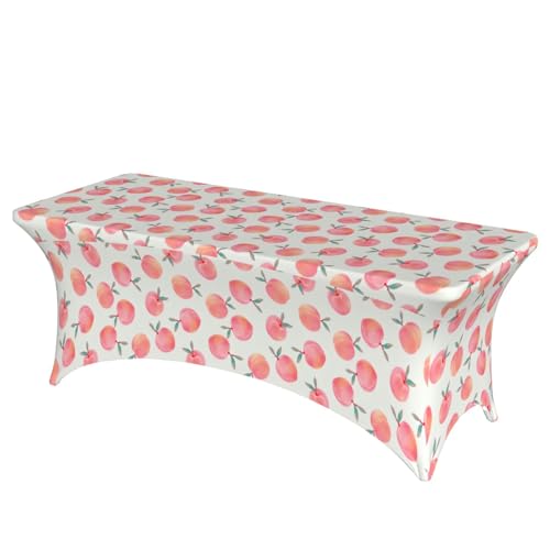 axzttupy Elegante rechteckige Tischdecke für große, rechteckige, ovale Tische, einfache Installation von axzttupy