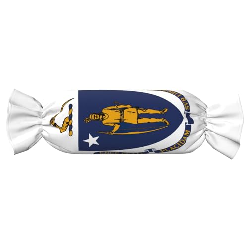 axzttupy Massachusetts zylindrisches Kissen mit Staatsflaggen-Druck, Funktionalität, Süßigkeiten, hautfreundliches Kissen, Schlafzimmer, bequem axzttupy Massachusetts zylindrisches Kissen mit Staatsflaggen-Druck, Funktionalität, Süßigkeiten, hautfreundliches Kissen, Schlafzimmer, bequem von axzttupy