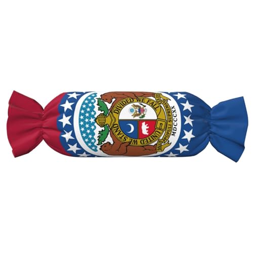axzttupy Missouri State Flag Print Funktionalität Candy zylindrisches Kissen hautfreundlich Kissen Schlafzimmer bequem axzttupy Missouri State Flag Print Funktionalität Candy zylindrisches Kissen hautfreundlich Kissen Schlafzimmer bequem von axzttupy