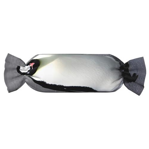 axzttupy Niedliches zylindrisches Kissen mit Pinguin-Druck, hautfreundlich, für Schlafzimmer, bequem axzttupy Niedliches zylindrisches Kissen mit Pinguin-Druck, hautfreundlich, für Schlafzimmer, bequem von axzttupy