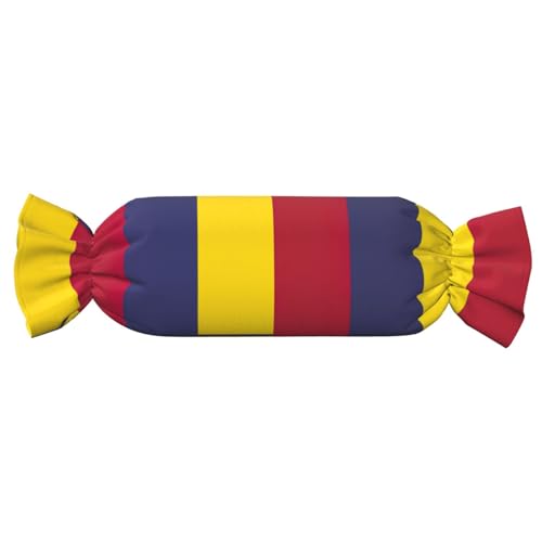 axzttupy Zylindrisches Kissen, Motiv: Flagge des Königreichs Hawaii, bedruckt, niedlich, für Schlafzimmer, bequem von axzttupy
