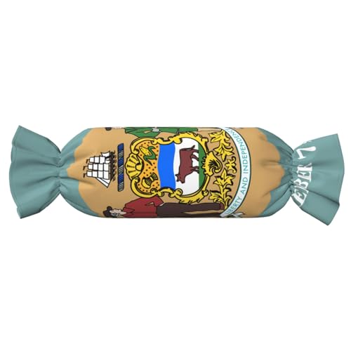 axzttupy Zylindrisches Kissen, Motiv: Flagge von Delaware, Süßigkeiten, hautfreundliches Kissen, Schlafzimmer, bequem axzttupy Zylindrisches Kissen, Motiv: Flagge von Delaware, Süßigkeiten, hautfreundliches Kissen, Schlafzimmer, bequem von axzttupy