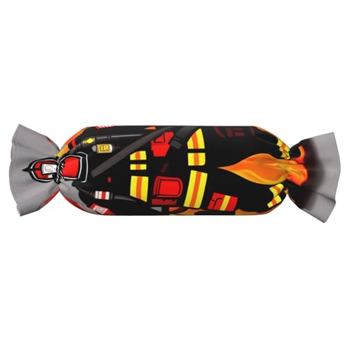 axzttupy Zylindrisches Kissen mit Feuerwehrmann-Motiv, hautfreundlich, für Schlafzimmer, bequem axzttupy Zylindrisches Kissen mit Feuerwehrmann-Motiv, hautfreundlich, für Schlafzimmer, bequem von axzttupy