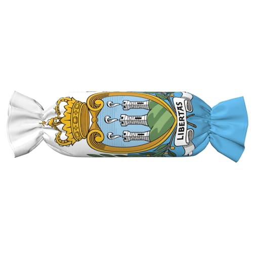 axzttupy Zylindrisches Kissen mit Flagge von San Marino, bedruckt, Süßigkeiten, hautfreundlich, für Schlafzimmer, bequem axzttupy Zylindrisches Kissen mit Flagge von San Marino, bedruckt, Süßigkeiten, hautfreundlich, für Schlafzimmer, bequem von axzttupy