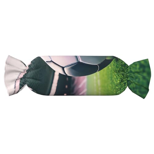 axzttupy Zylindrisches Kissen mit Fußball-Aufdruck, hautfreundlich, für Schlafzimmer, bequem axzttupy Zylindrisches Kissen mit Fußball-Aufdruck, hautfreundlich, für Schlafzimmer, bequem von axzttupy