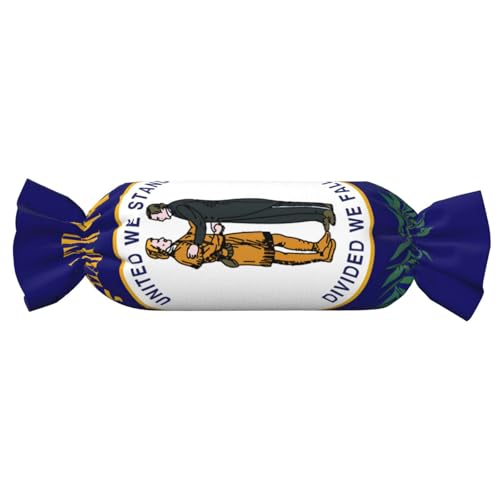 axzttupy Zylindrisches Kissen mit Kentucky-Staatsflaggen-Druck, Funktionalität, Süßigkeiten, hautfreundliches Kissen, Schlafzimmer, bequem axzttupy Zylindrisches Kissen mit Kentucky-Staatsflaggen-Druck, Funktionalität, Süßigkeiten, hautfreundliches Kissen, Schlafzimmer, bequem von axzttupy