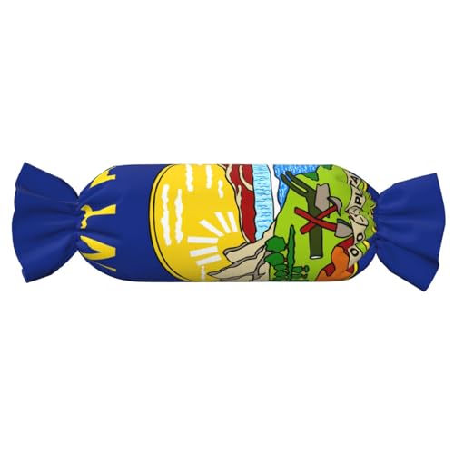 axzttupy Zylindrisches Kissen mit Montana-Staatsflagge, niedliches Kissen, hautfreundlich, für Schlafzimmer, bequem axzttupy Zylindrisches Kissen mit Montana-Staatsflagge, niedliches Kissen, hautfreundlich, für Schlafzimmer, bequem von axzttupy