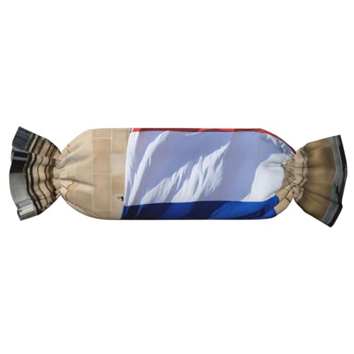 axzttupy Zylindrisches Kissen mit französischer Flagge, hautfreundlich, für Schlafzimmer, bequem von axzttupy