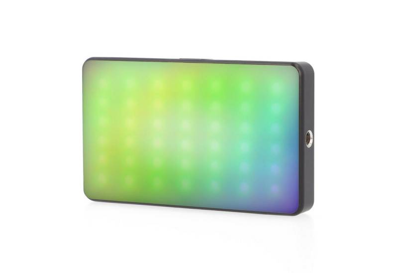ayex LED Dekolicht vielseitige RGB Videoleuchte 20 Lichteffekte mit Display 3000mAh Akku von ayex