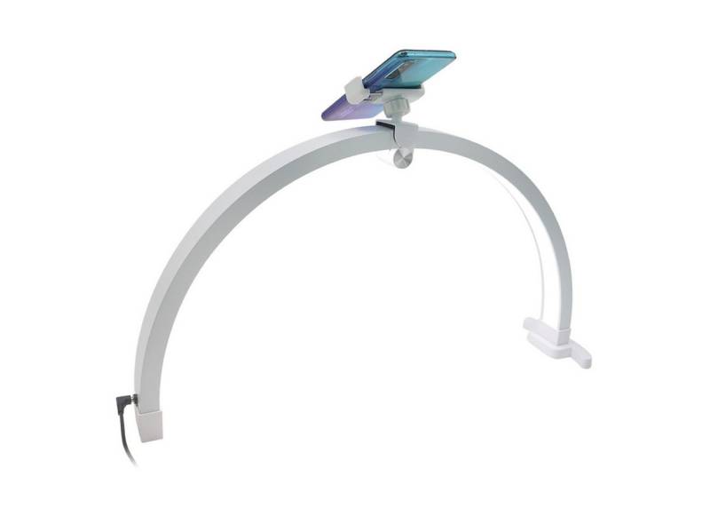 ayex UV-Reflektorlampe Halbmond Beauty Light + Handyhalterung zB. Nagelkunst Wimpern white von ayex