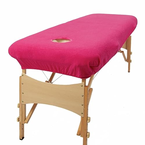 TowelsRus Aztex FC Classic Value Massage Couch Abdeckung Mit Gesicht Loch, rosa von Towelsrus