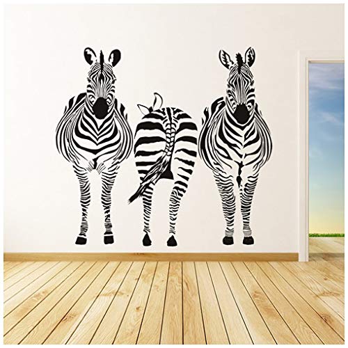 azutura Gruppe Zebra Safari Tiere Wandtattoo verfügbar in 5 Größen und 25 Farben Schwarz von azutura