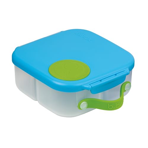 b.box Mini Brotdose für Kinder mit Fächern | Bento Box, 3 Fächer (2 Auslaufsicher) | Lunchbox für Gerichte & Snacks | Platz für Ganzes Obst | BPA-frei von b.box