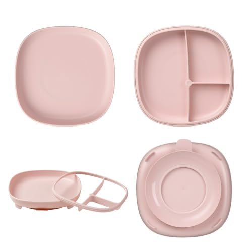 b.box 2 in 1 Saugplatte | Starke Saugbasis | Abnehmbar zum Teilen | Grows with your child | Curved sides for easy scooping | dishwasher safe | from 6m+ von b.box