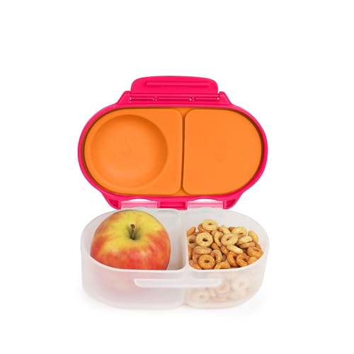 b.box Mini Brotdose für Kinder mit Fächern | Bento Box, 2 Auslaufsichere Fächer | Lunchbox für Gerichte & Snacks | Platz für Ganzes Obst | BPA-frei von b.box