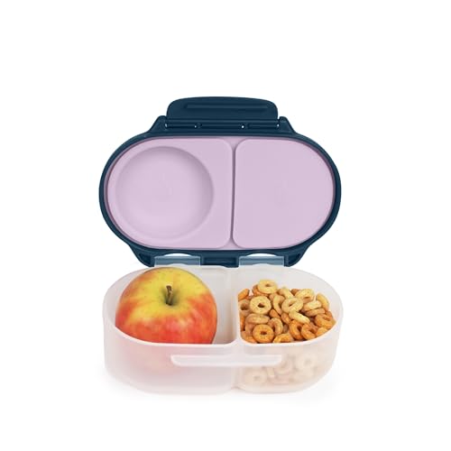 b.box Mini Brotdose für Kinder mit Fächern | Bento Box, 2 Auslaufsichere Fächer | Lunchbox für Gerichte & Snacks | Platz für Ganzes Obst | BPA-frei von b.box