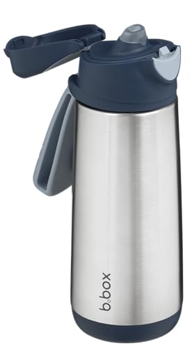 b.box Isolierte Schnabel Wasser Trinkflasche für Kinder | Kippen und Trinken | Hält Getränke bis zu 15 h Kalt und 8 h Warm | 500 ml von b.box