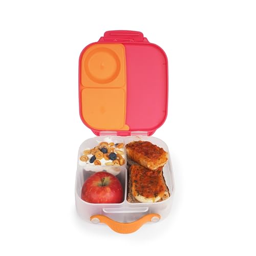 b.box Mini Brotdose für Kinder mit Fächern | Bento Box, 3 Fächer (2 Auslaufsicher) | Lunchbox für Gerichte & Snacks | Platz für Ganzes Obst | BPA-frei b.box Mini Brotdose für Kinder mit Fächern | Bento Box, 3 Fächer (2 Auslaufsicher) | Lunchbox für Gerichte & Snacks | Platz für Ganzes Obst | BPA-frei von b.box