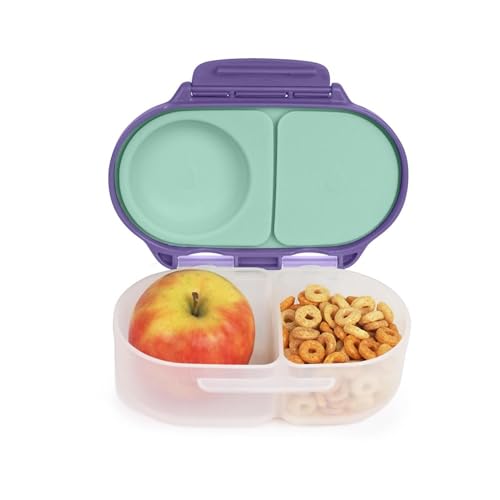 b.box Mini Brotdose für Kinder mit Fächern | Bento Box, 2 Auslaufsichere Fächer | Lunchbox für Gerichte & Snacks | Platz für Ganzes Obst | BPA-frei von b.box