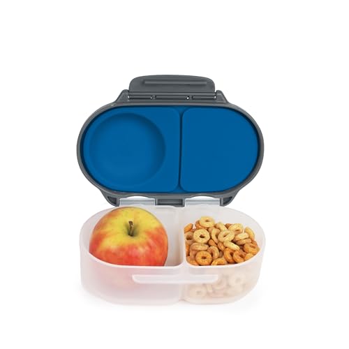 b.box Mini Brotdose für Kinder mit Fächern | Bento Box, 2 Auslaufsichere Fächer | Lunchbox für Gerichte & Snacks | Platz für Ganzes Obst | BPA-frei von b.box